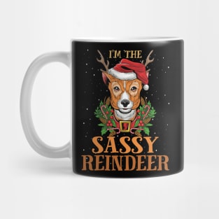 Im The Sassy Reindeer Christmas Funny Pajamas Funny Christmas Gift Mug